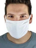 Reusable Cotton Face Mask Non-Medical, 5 Pack White